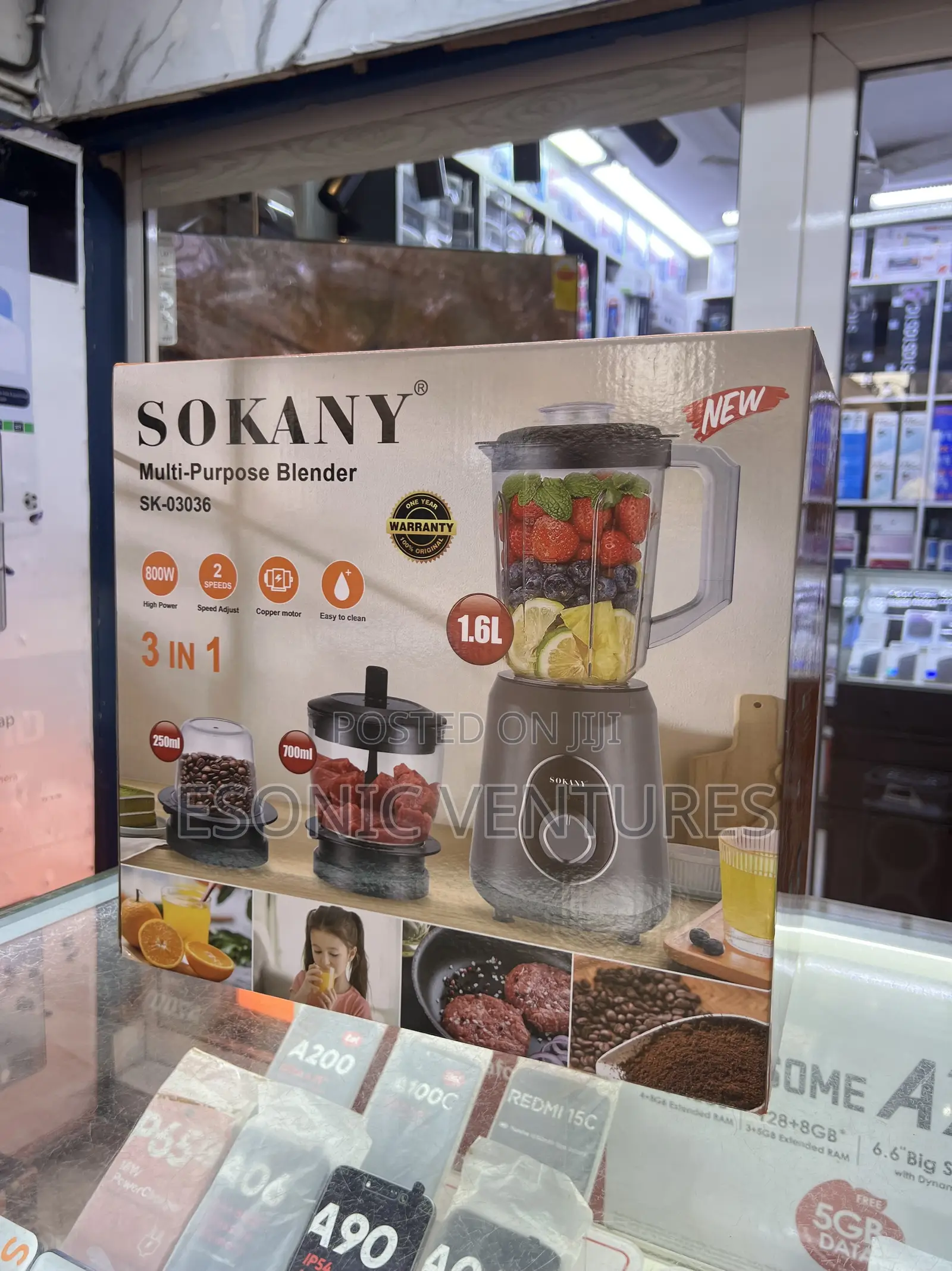 SOKANY BLENDER 3 in 1