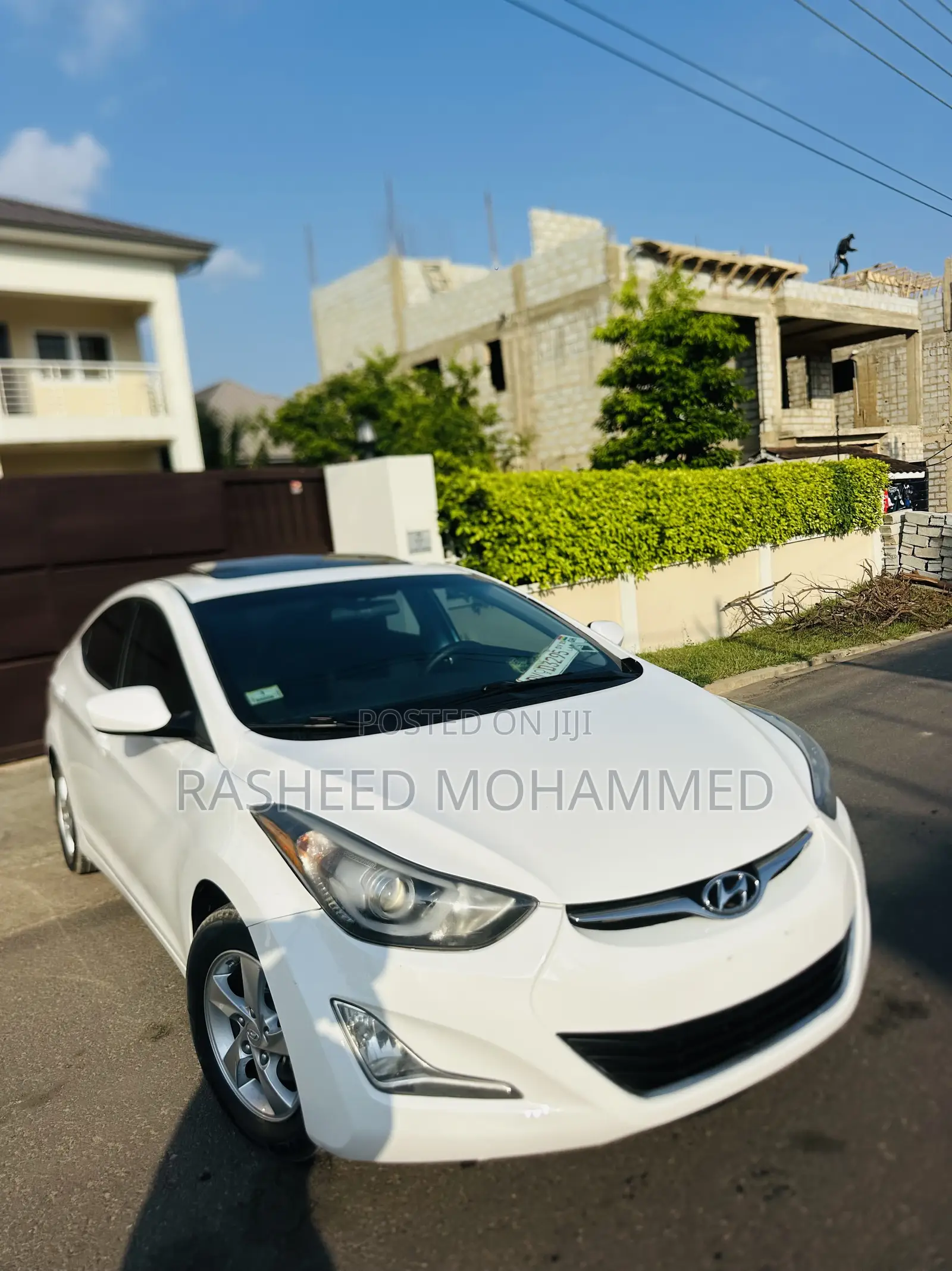 Hyundai Elantra Limited 4dr Sedan (1.8L 4cyl 6A) 2014 White