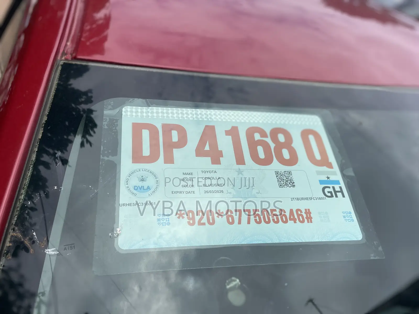 Toyota Corolla LE Eco 4dr Sedan (1.8L 4cyl CVT) 2015 Red