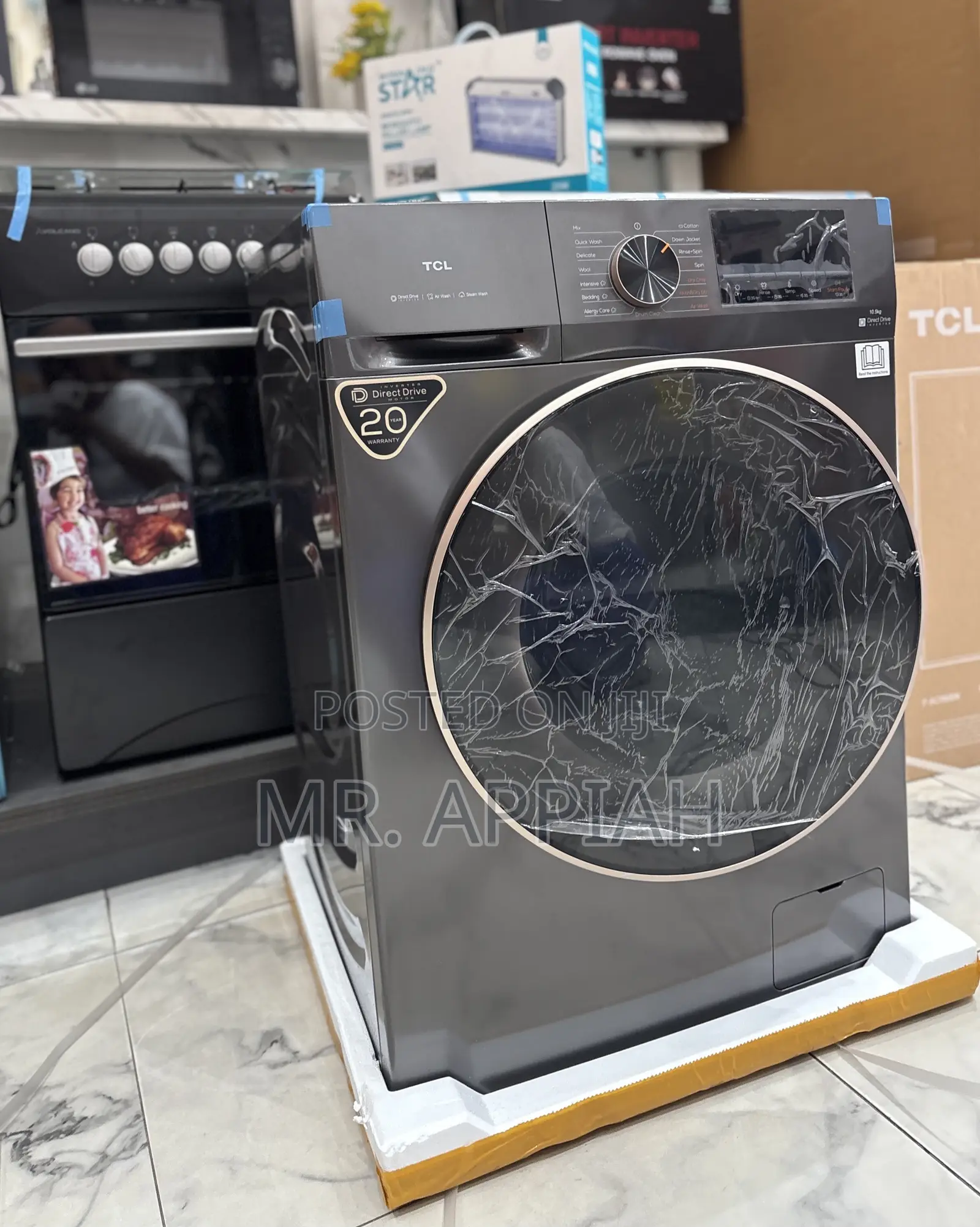 Efficient Classic TCL 10.5kg Semi-Automatic Machine(Gray) 