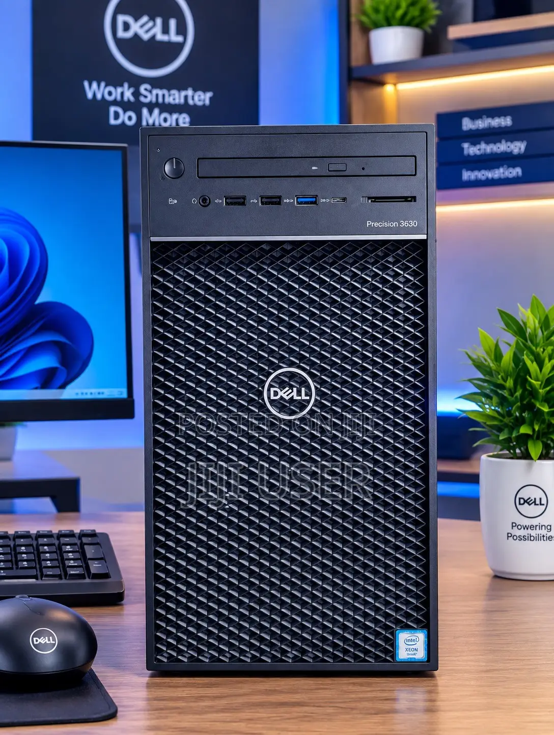 Desktop Computer Dell Precision 3000 16GB Intel Xeon HDD+SSD 1T