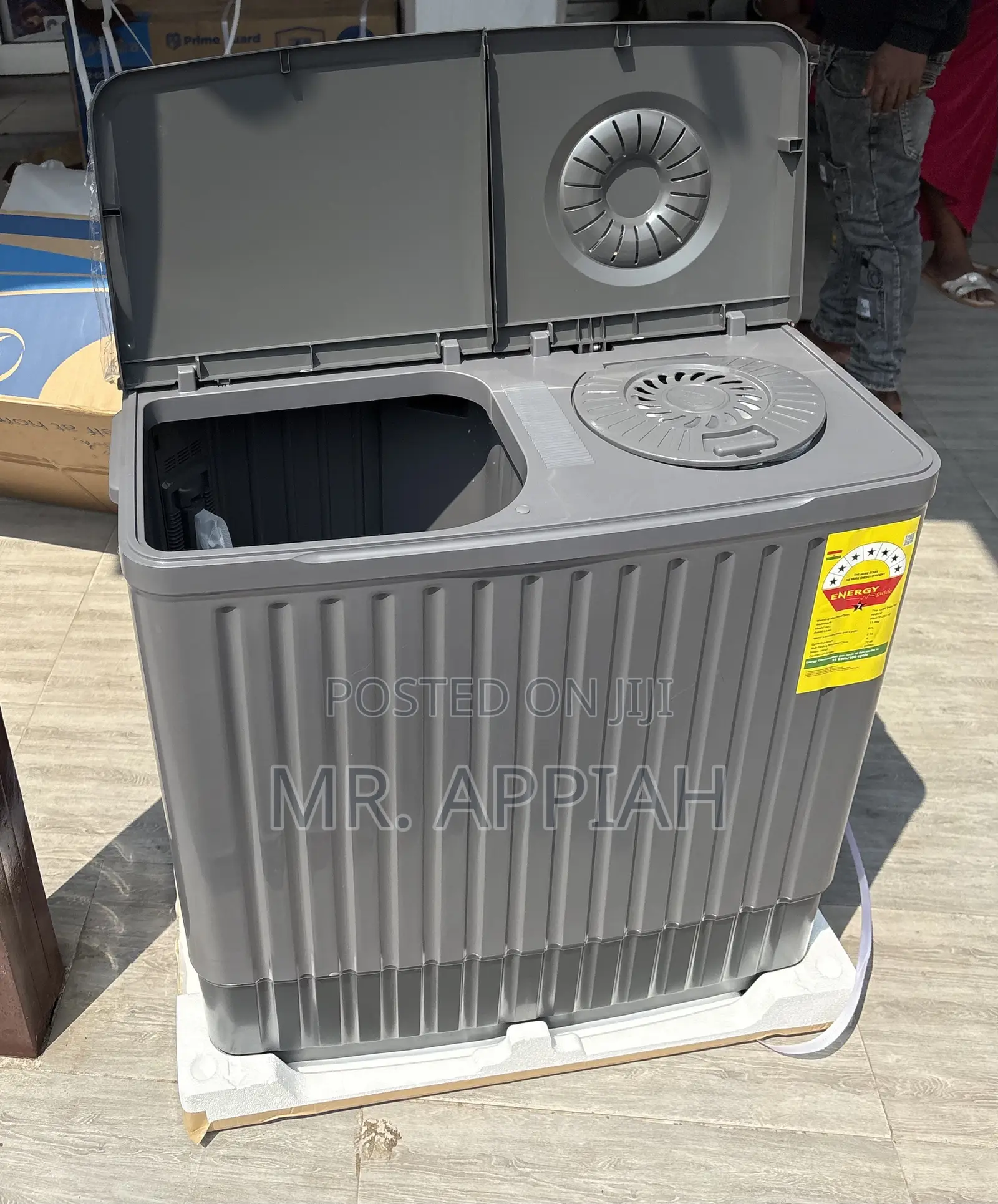 Super Classic Nasco 11kg Semi-Automatic Washing Machine(Gray)Spin Dry