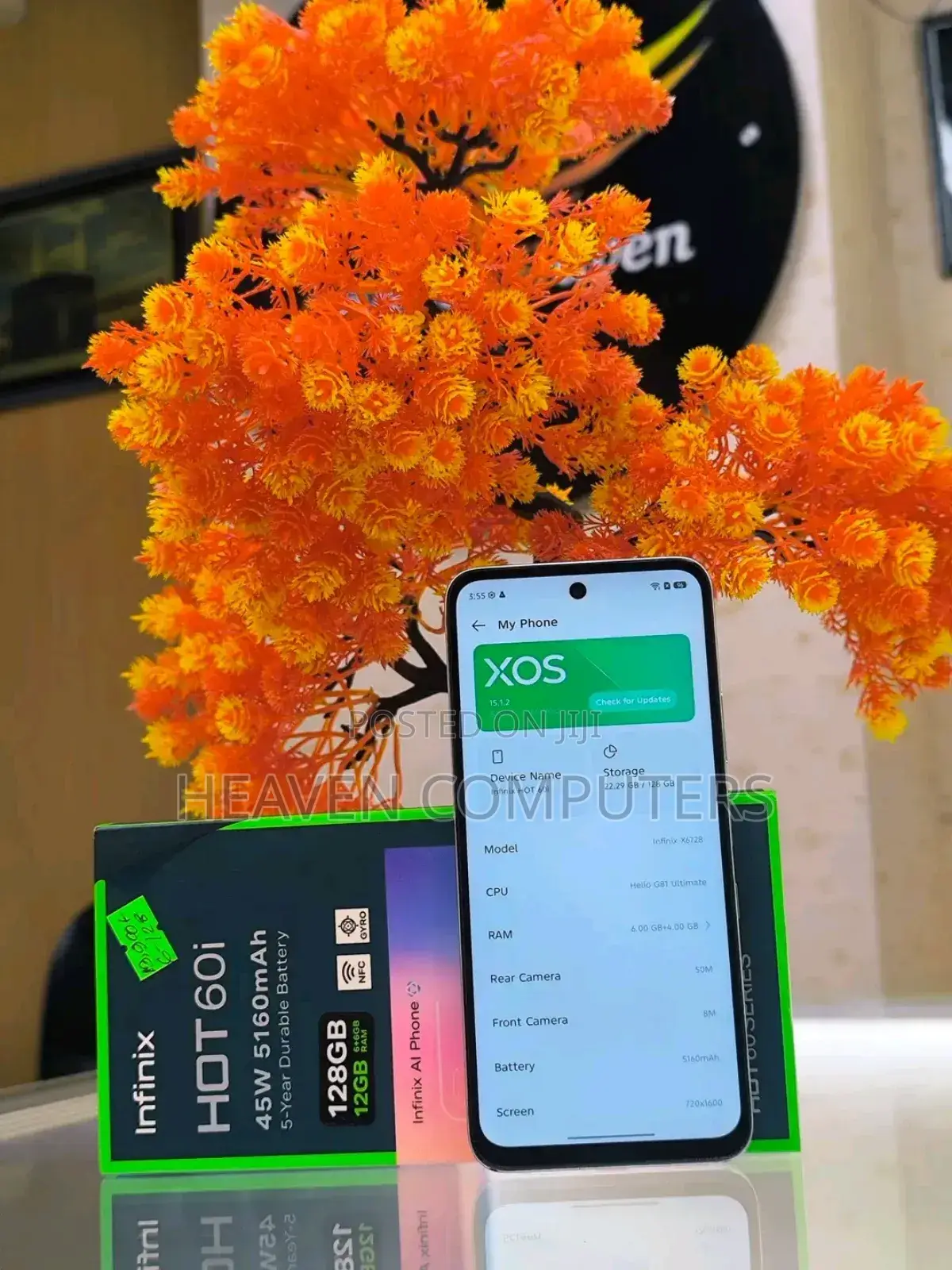New Infinix Hot 60i 128 GB Gold