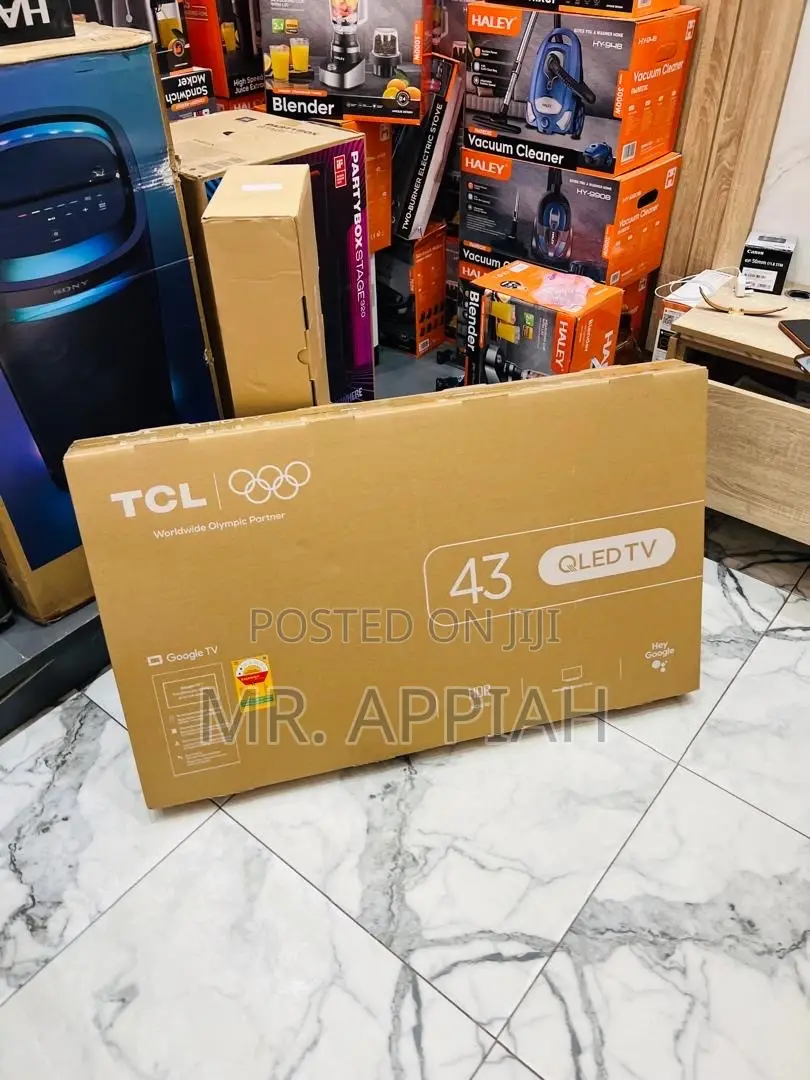 Super Classic TCL 43” Qled FHD Smart Android TV.