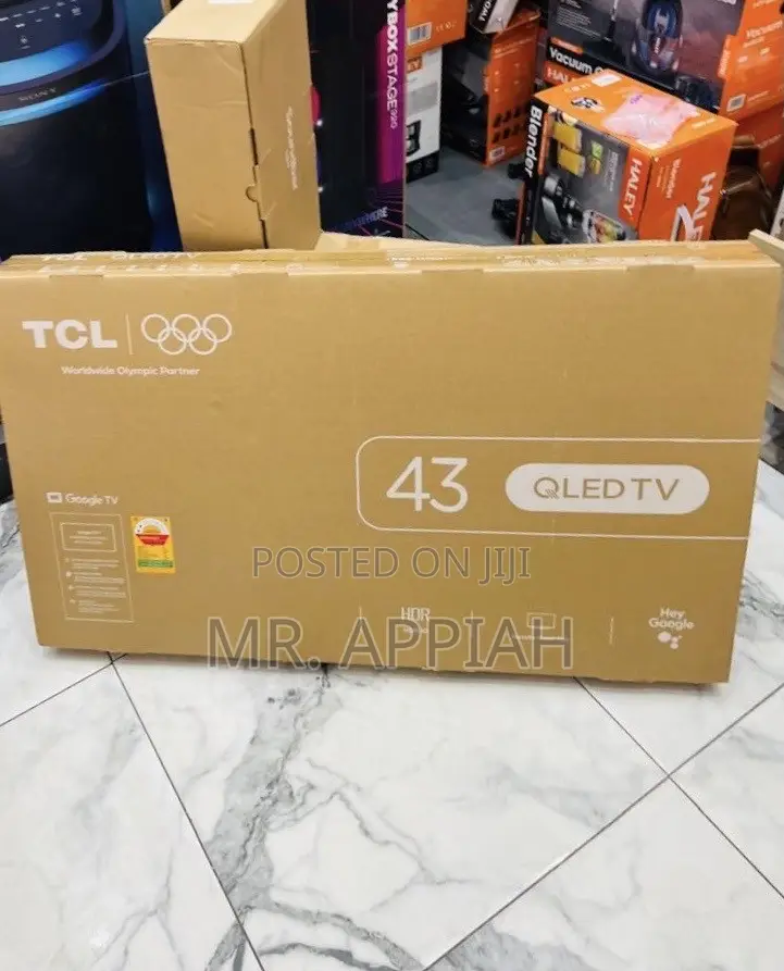Super Classic TCL 43” Qled FHD Smart Android TV.