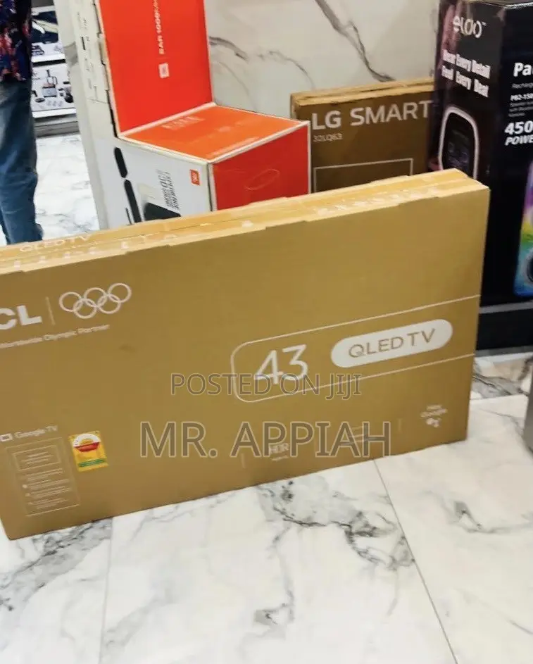 Effortless Classic TCL 43” Qled Smart Television(Black) 