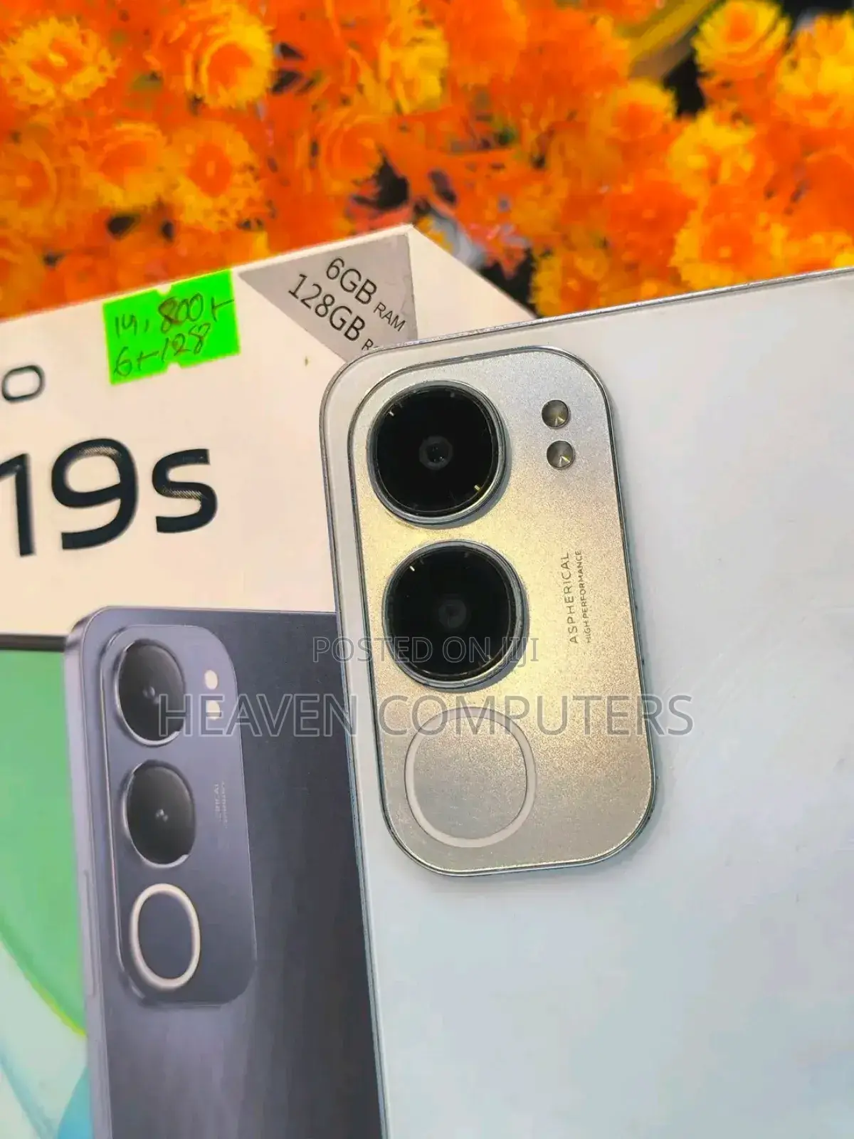 New Vivo Y19 128 GB Gray