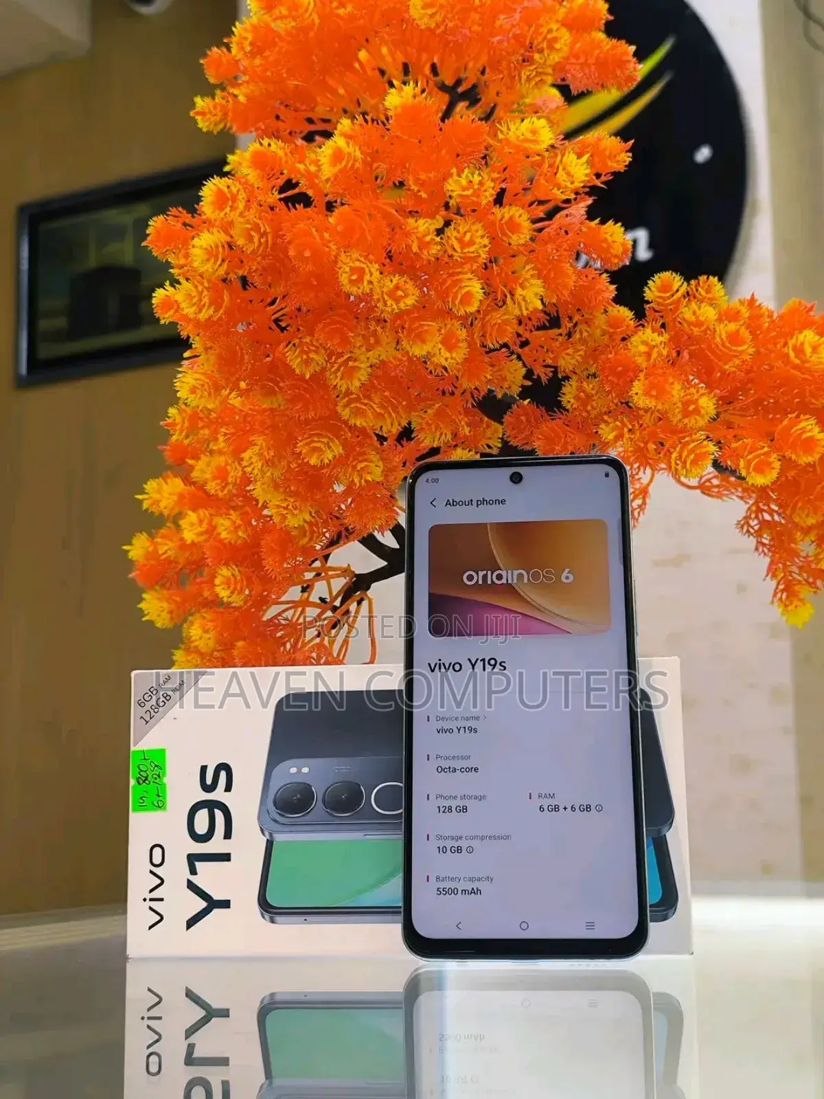 New Vivo Y19 128 GB Gray