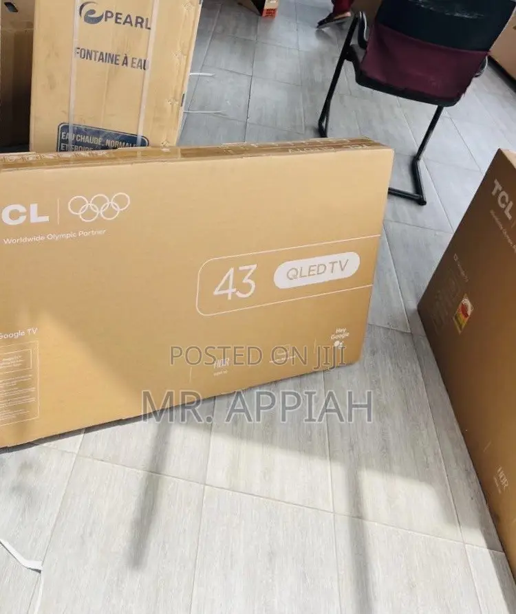 New Classic TCL 43” Smart Android TV(Black) 