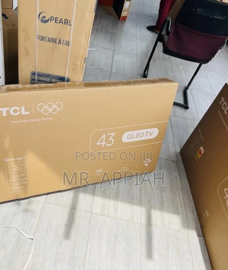 New Classic TCL 43” Smart Android TV(Black) 