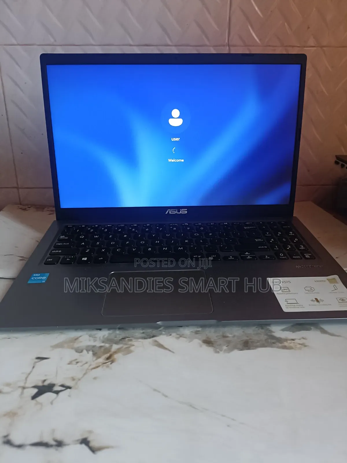 Laptop Asus VivoBook 15 X510UQ 8GB Intel Core i3 SSD 256GB