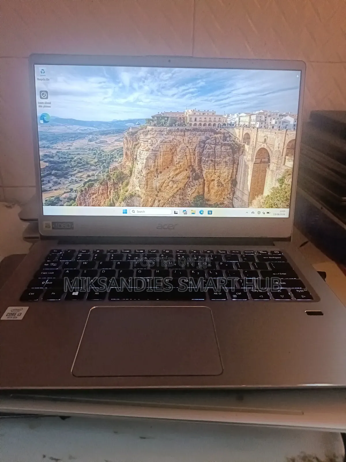 Laptop Acer 8GB Intel Core i3 SSD 128GB