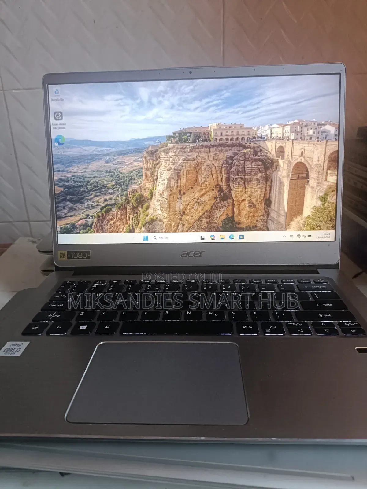 Laptop Acer 8GB Intel Core i3 SSD 128GB