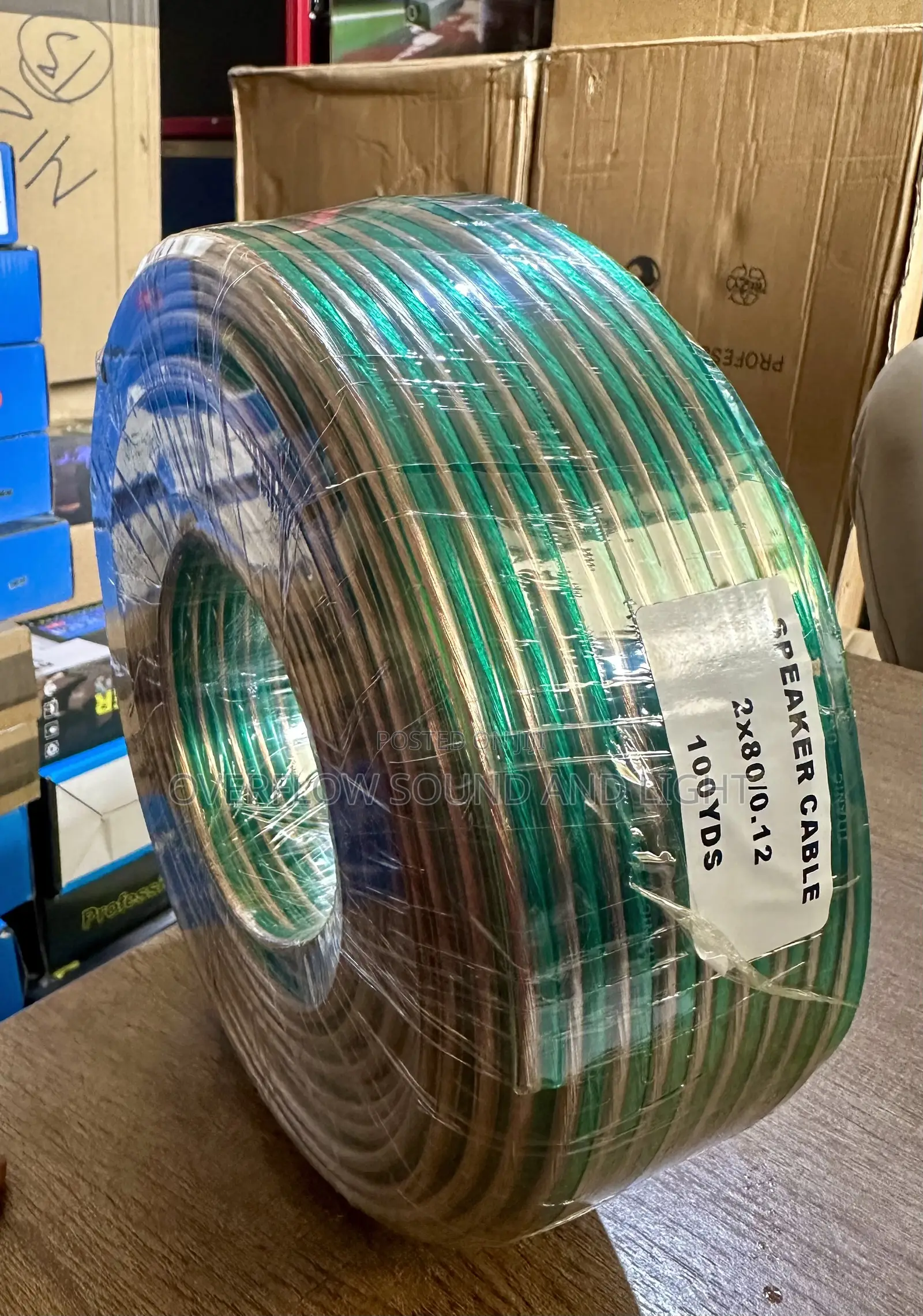 Speaker Cable 2x80/0.12 100 Yards