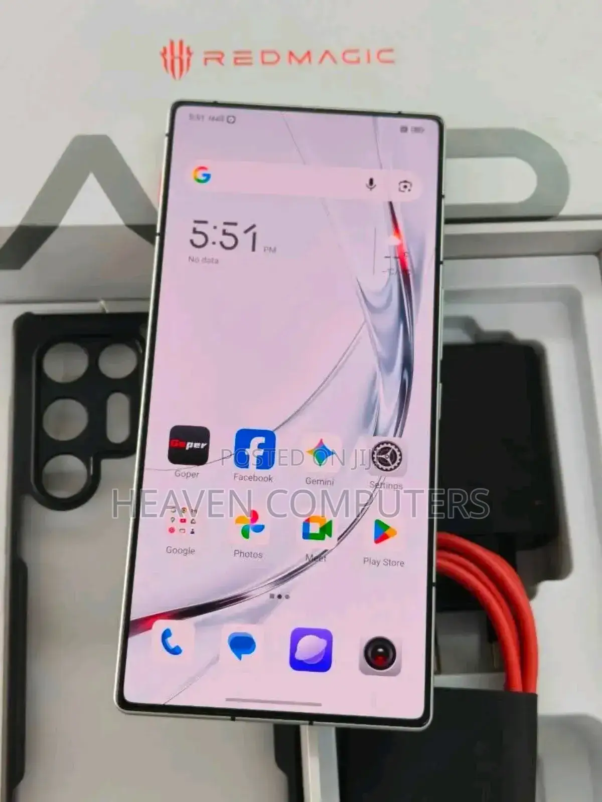 New ZTE nubia RedMagic 11 Air 256 GB White