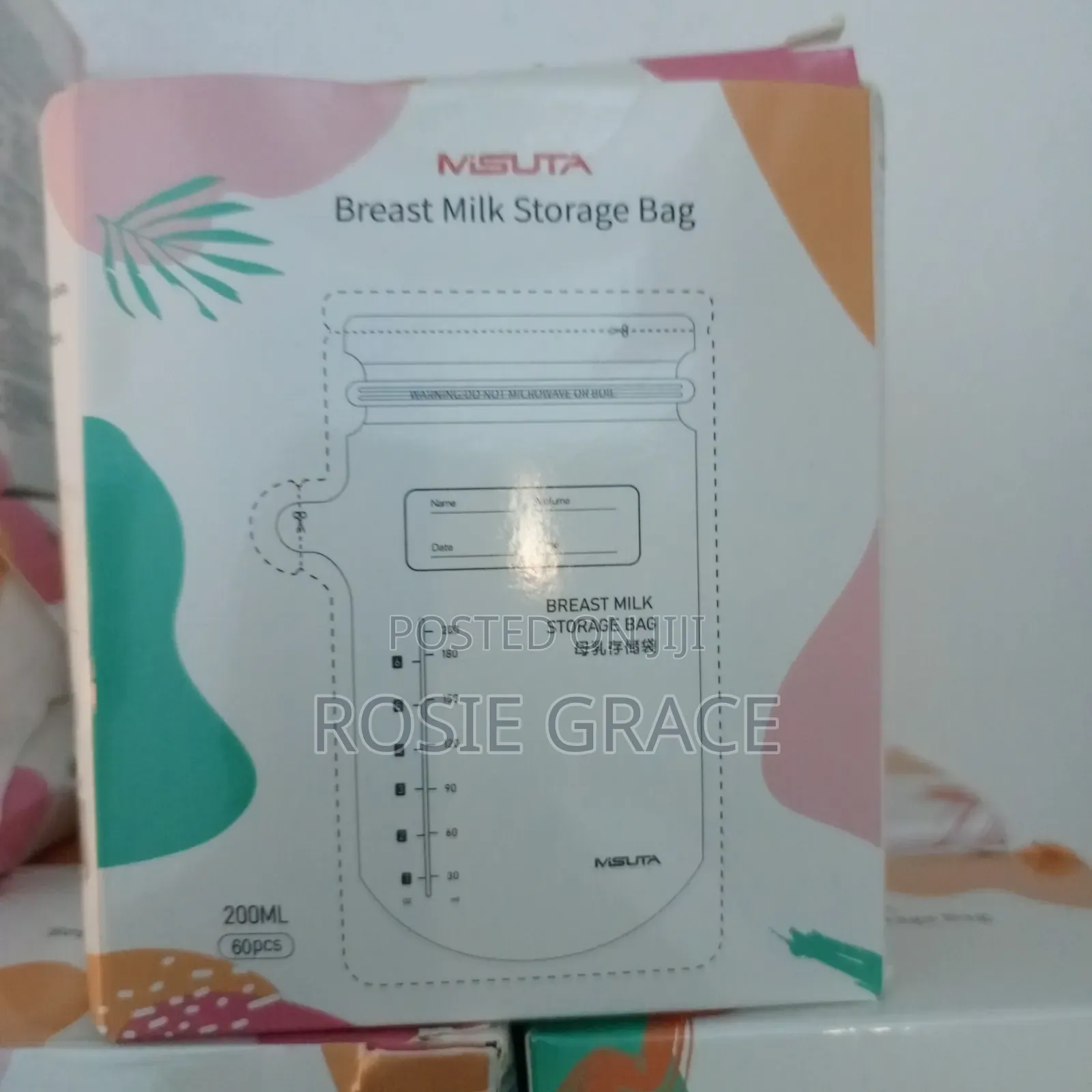 60 PCS Breastmilk Storage Pouches