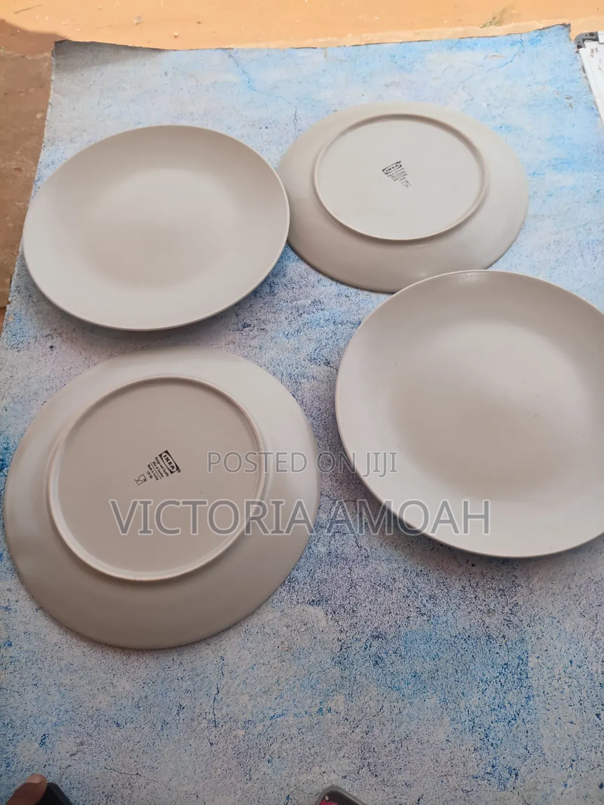 Ikea Ceramic Dinner Plate.