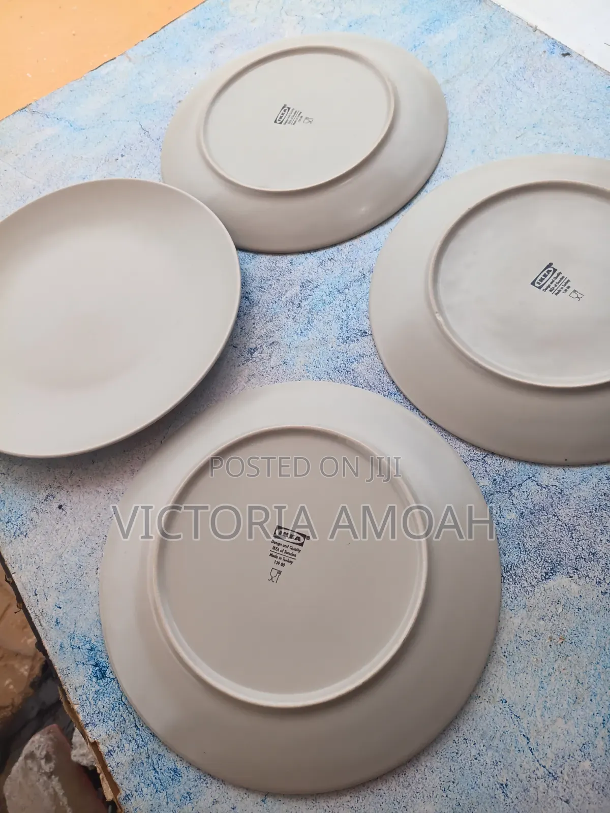 Ikea Ceramic Dinner Plate.