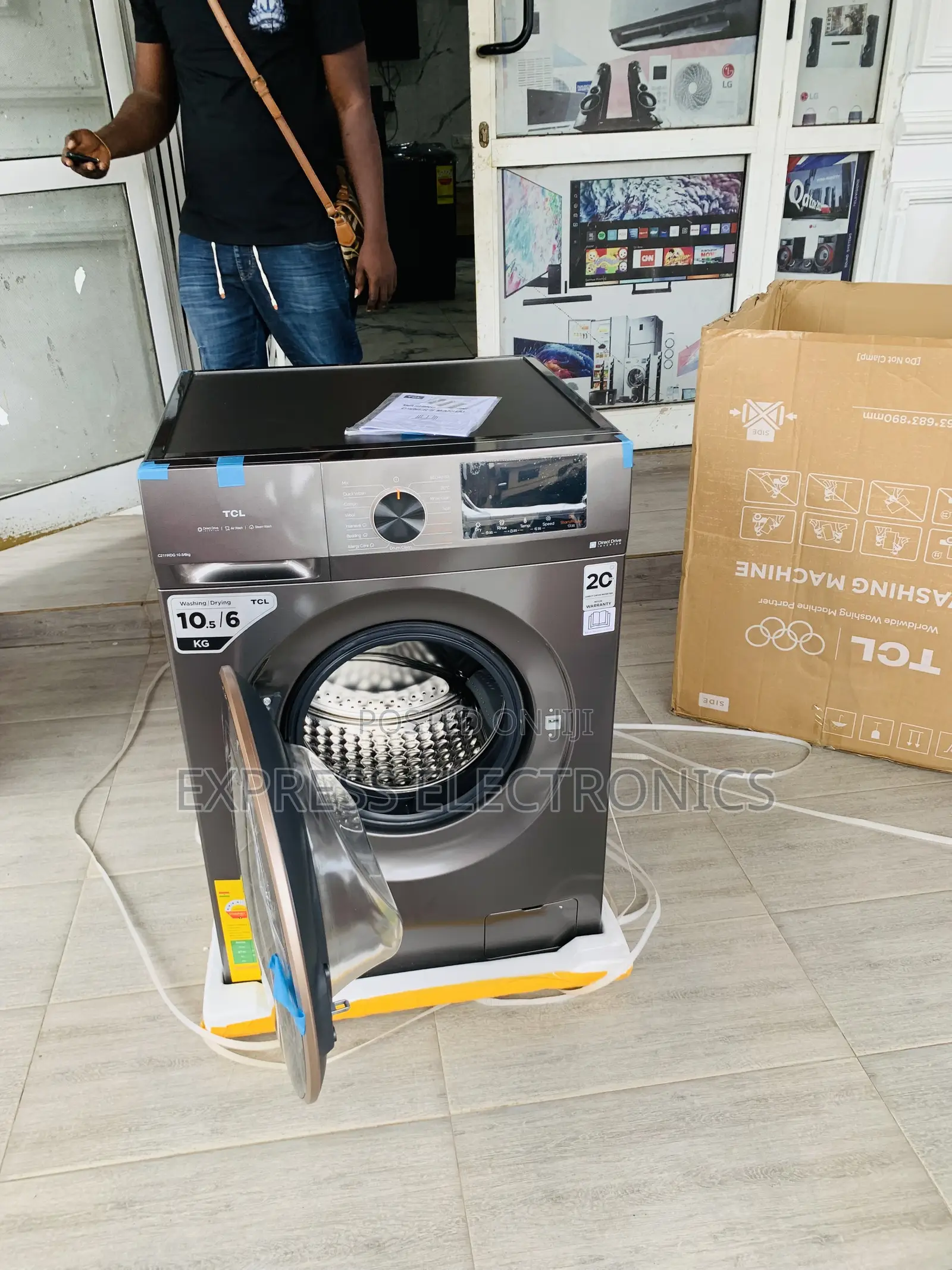 Best at Store TCL Washing Machine TWF105-C20-10.5kg DD Inverter Washer