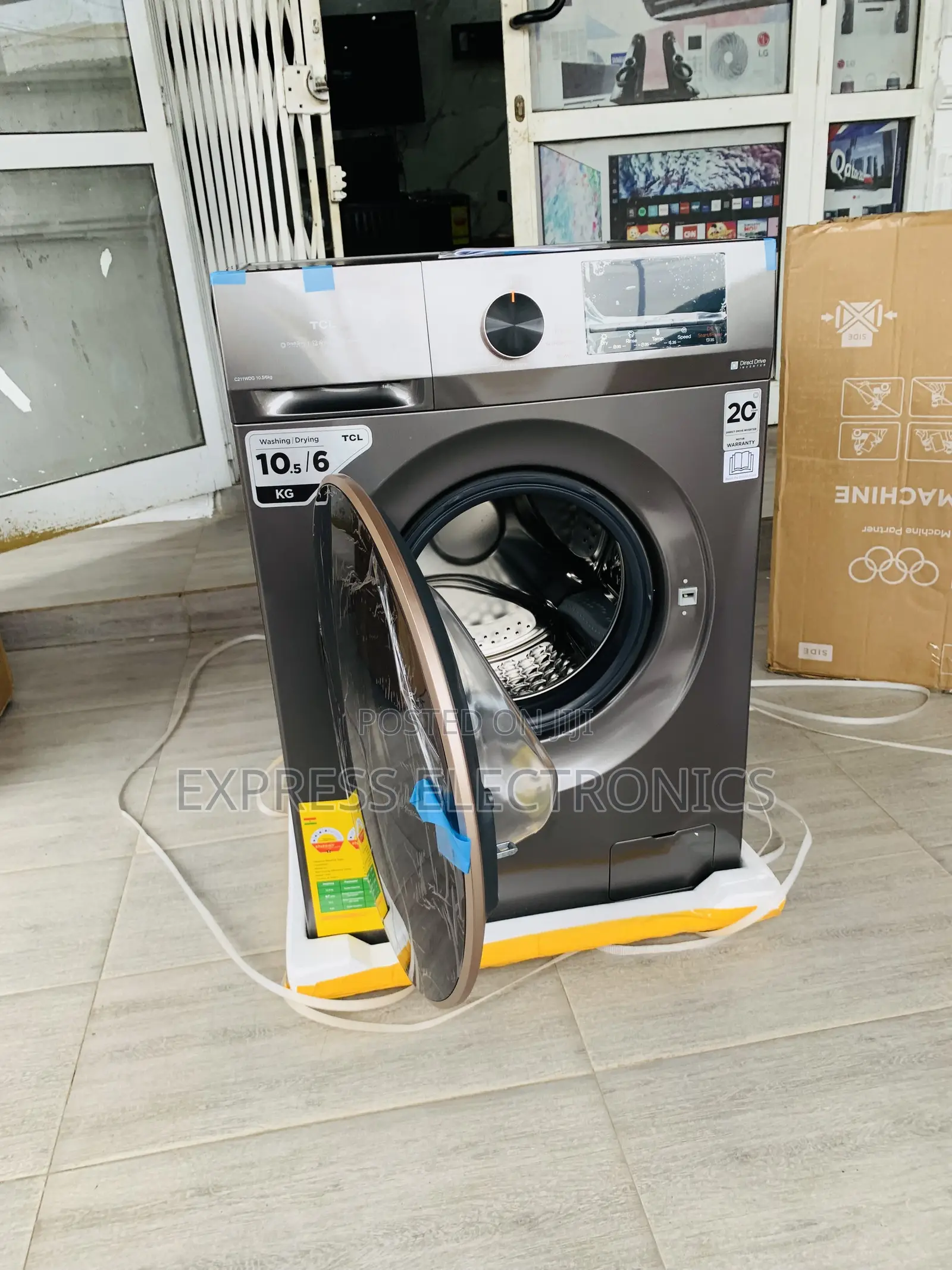 Newly in Box TCL Washing Machine TWF105-C20-10.5kg DD Inverter Washer