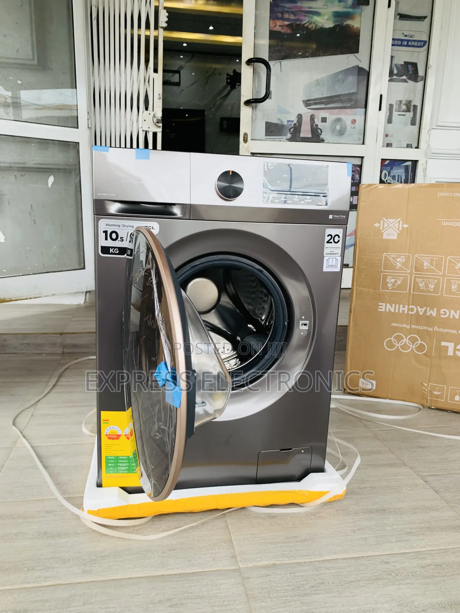 Text Us Fir TCL Washing Machine TWF105-C20-10.5kg DD Inverter Washer