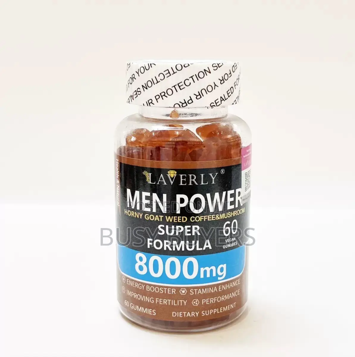 Men Power Gummies 000mg Horny Goat Weed Coffee Mushroo Super 60