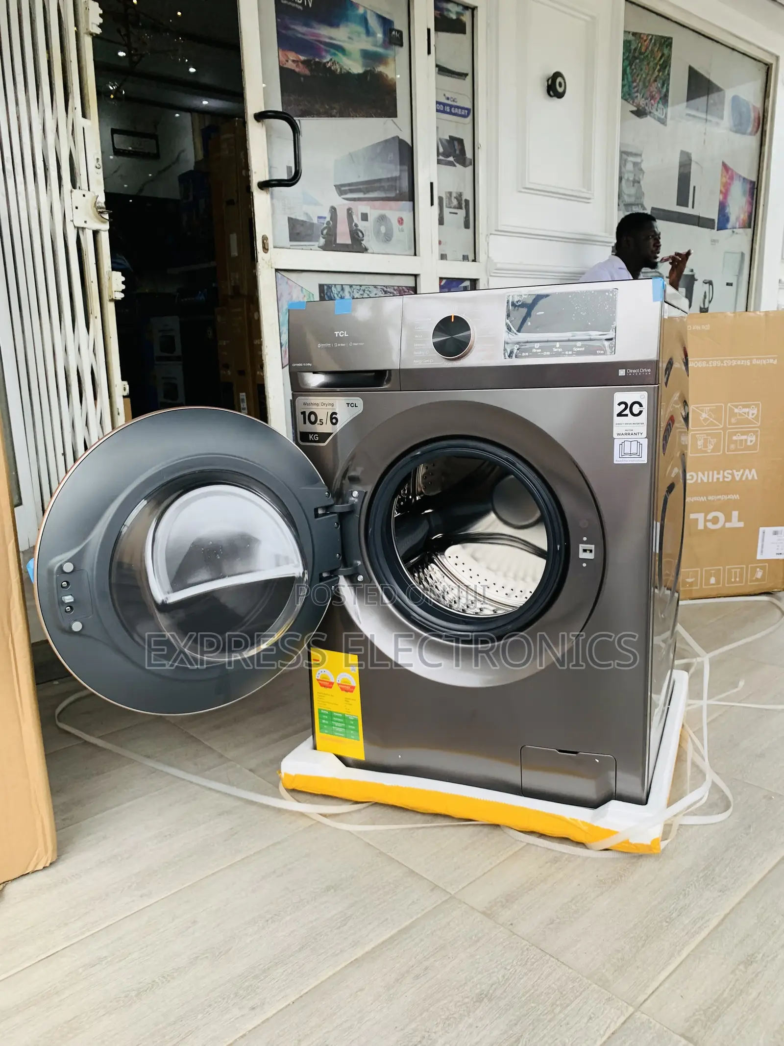 Ultra Modern TCL Washing Machine TWF105-C20-10.5kg DD Inverter Washer