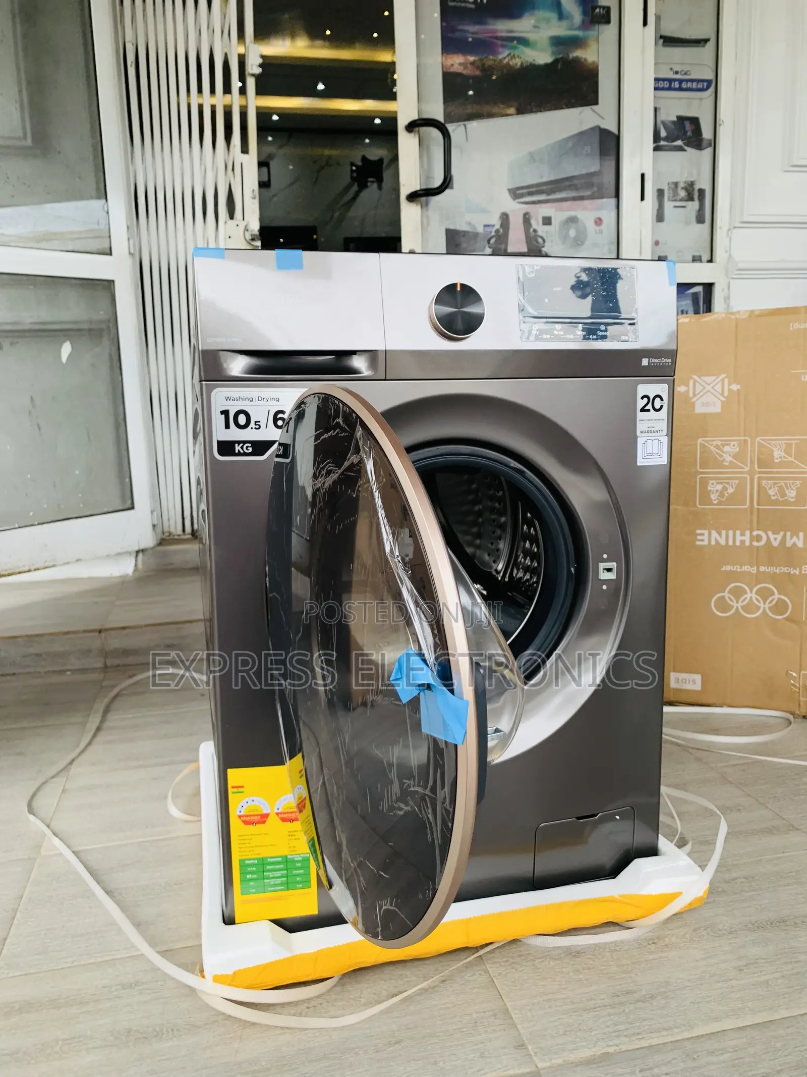 Ultra High TCL Washing Machine TWF105-C20-10.5kg DD Inverter Washer