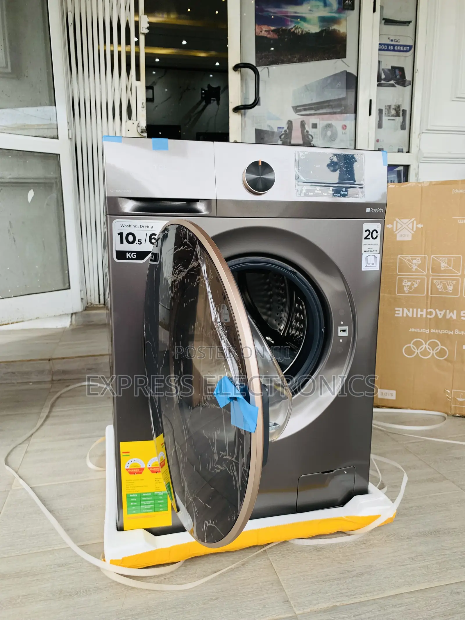Ultra High TCL Washing Machine TWF105-C20-10.5kg DD Inverter Washer