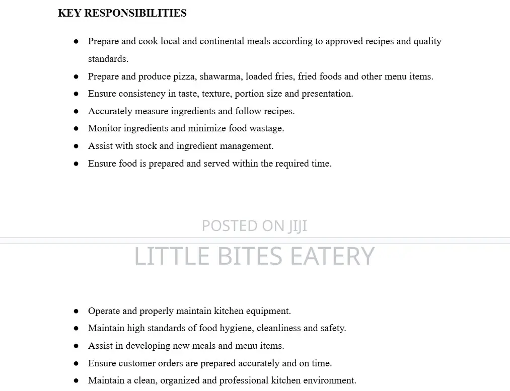 Little Bites Chef