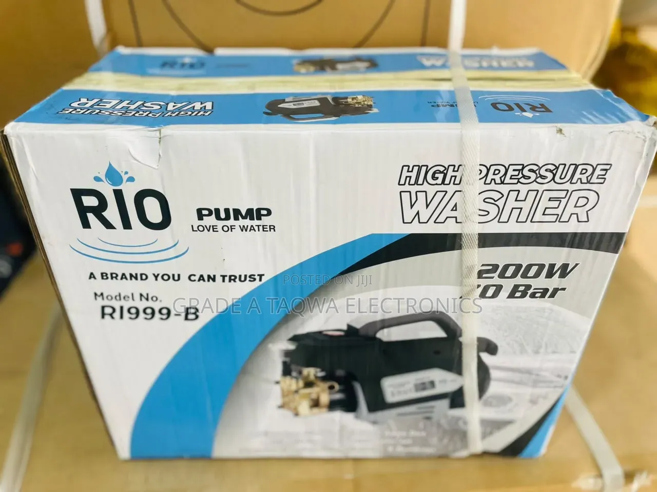 Rio 1.61-HP Electric High Pressure Washer Water Pump