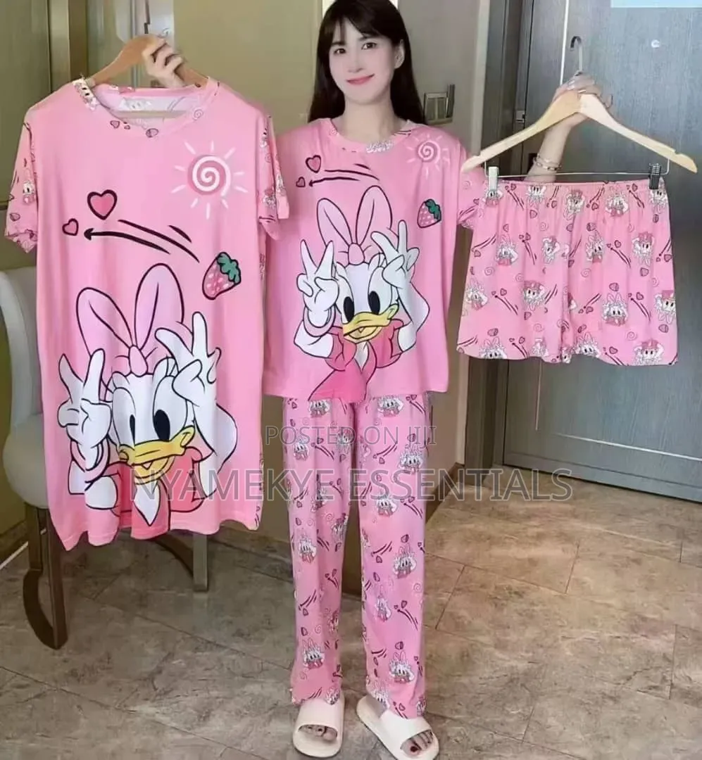 4in 1 Cartoon Night Wear Set
