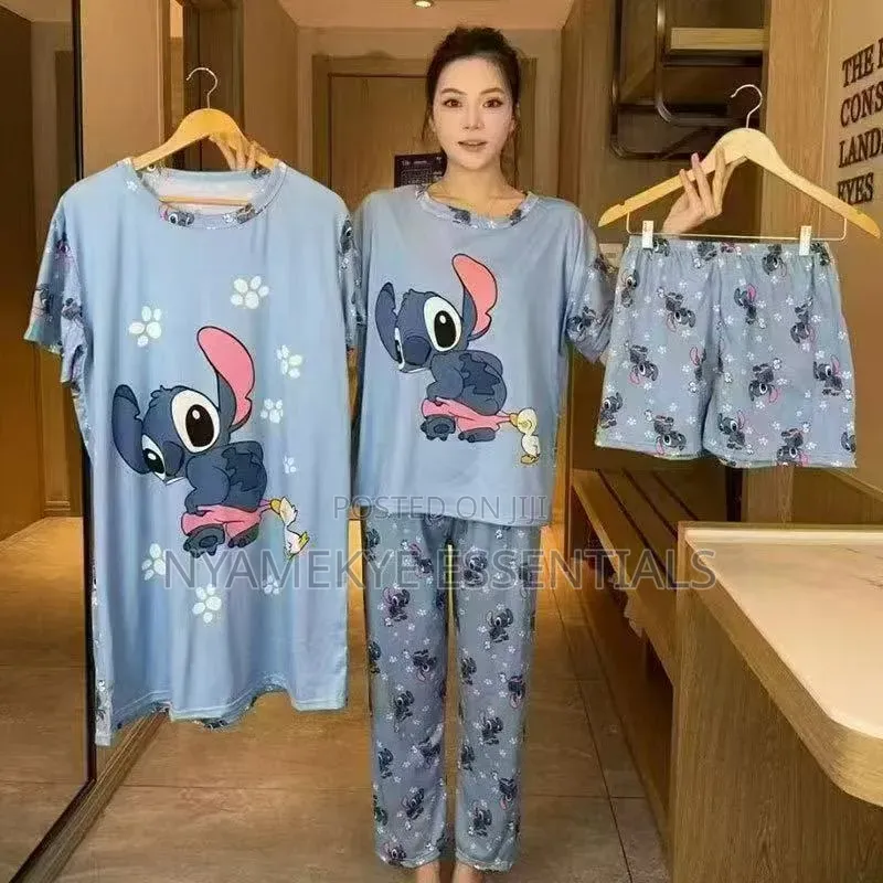 4in 1 Cartoon Night Wear Set