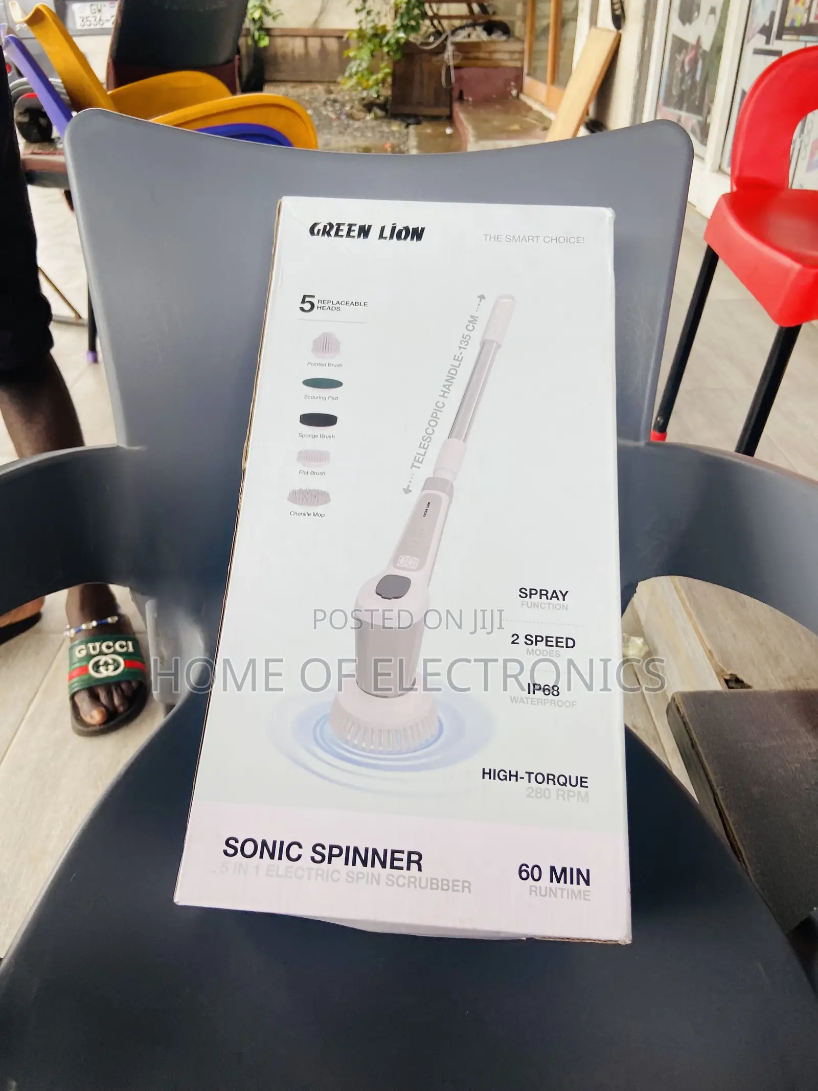 Sonic 5 in 1 Electric Spin Scrubber