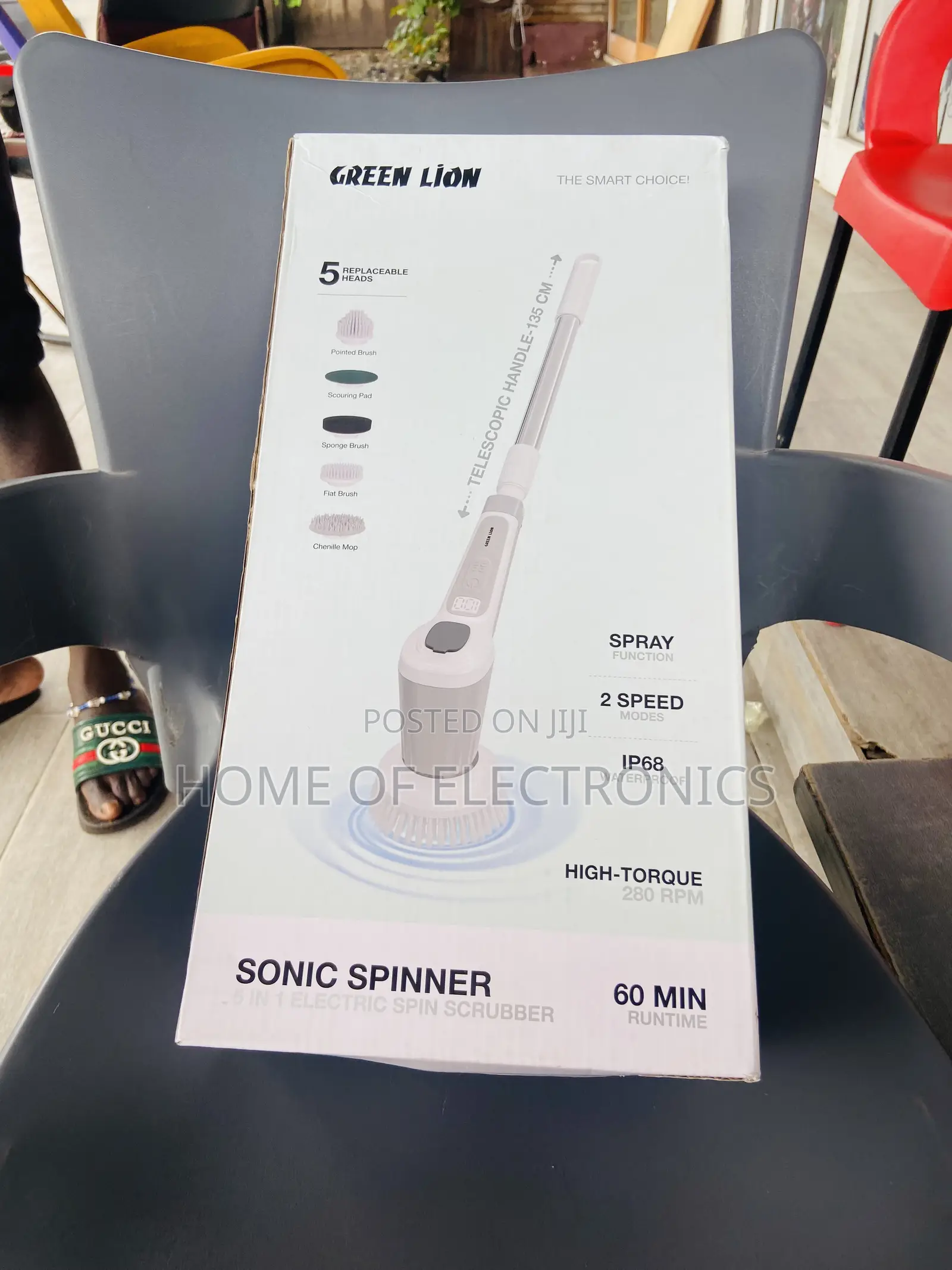 Sonic 5 in 1 Electric Spin Scrubber