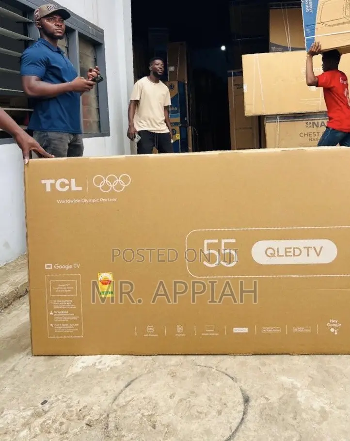 Extremely Durable TCL 55” Uhd Smart Google TV(Black)
