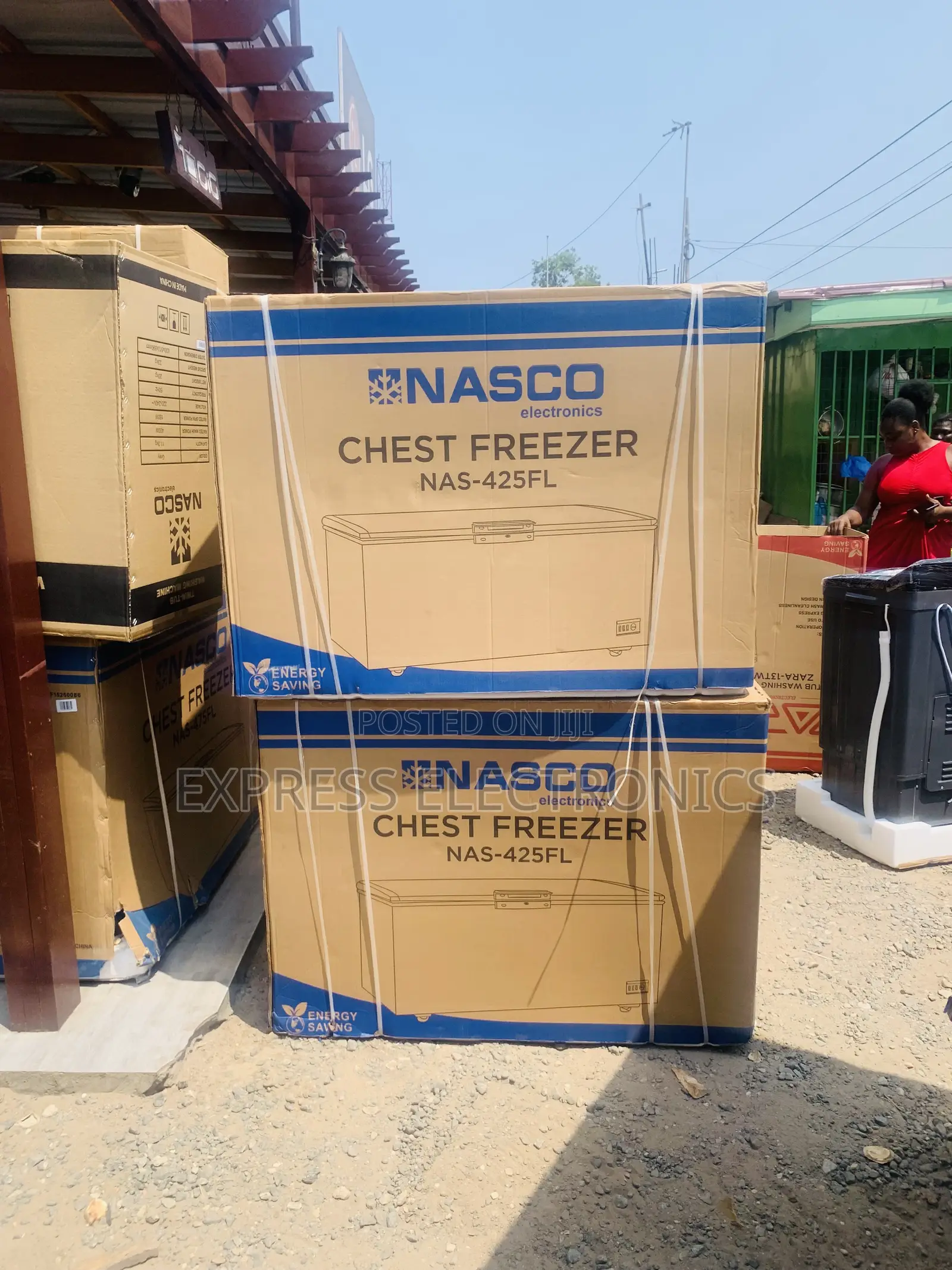 Lovely New Nasco 318L Chest NAS-425FL Energy-Efficient Deep Freezer