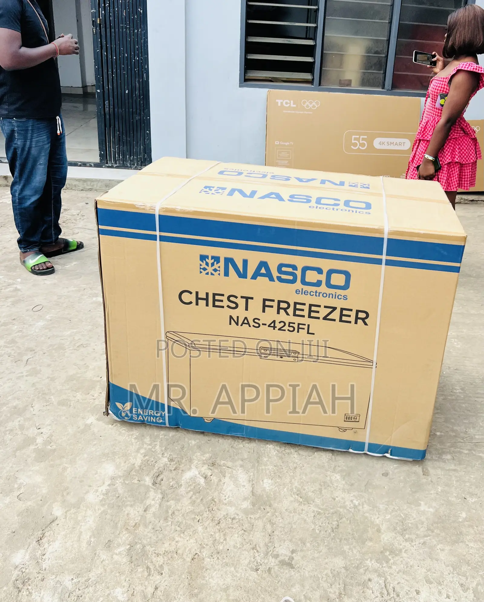 Choose Premium Nasco 400L Chest Freezer(Nas475fl) Black