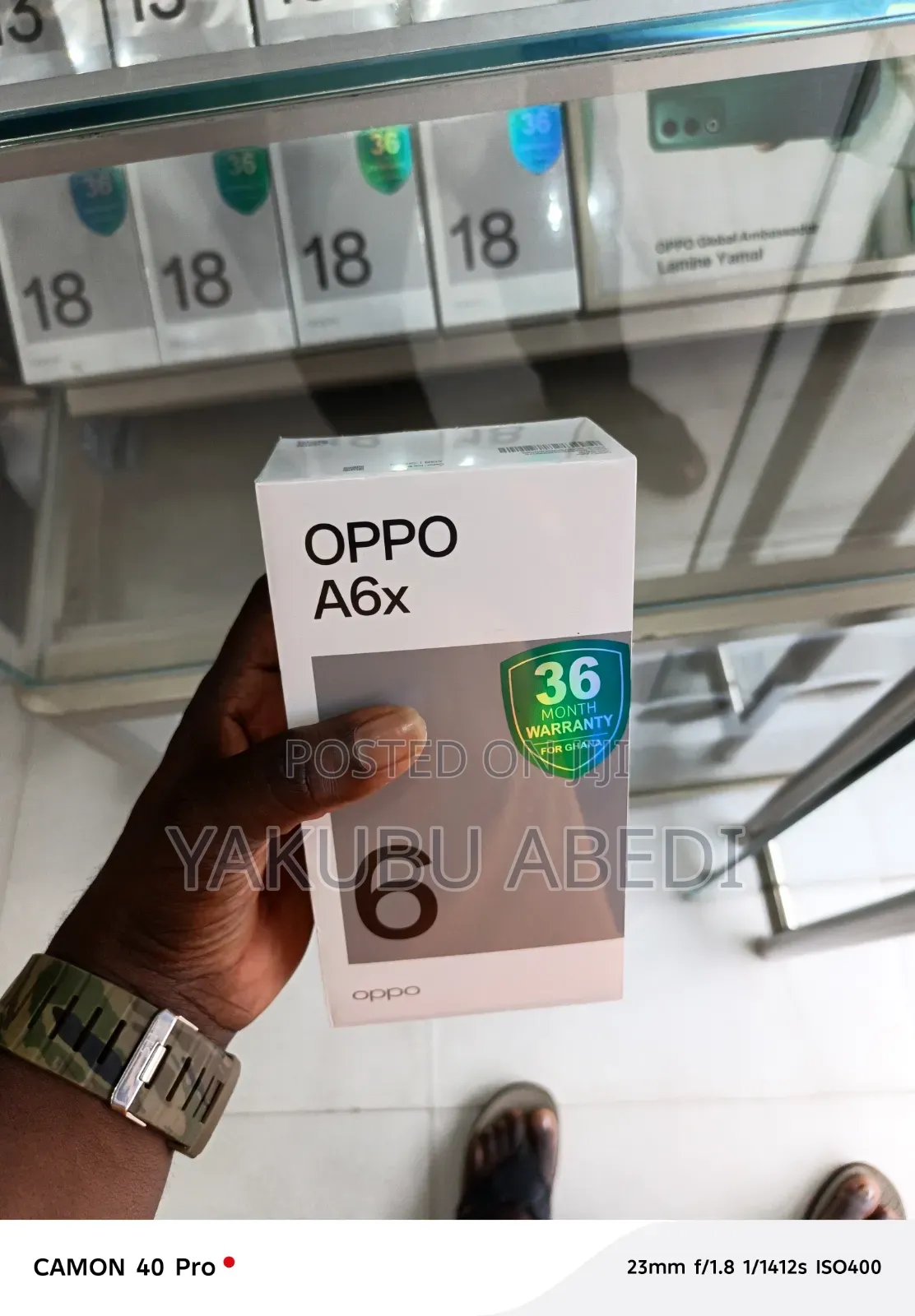 New Oppo A6x 256 GB Black