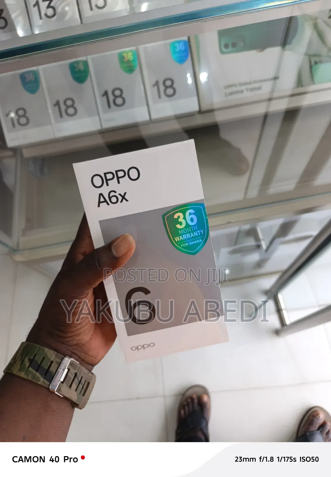 New Oppo A6x 256 GB Black