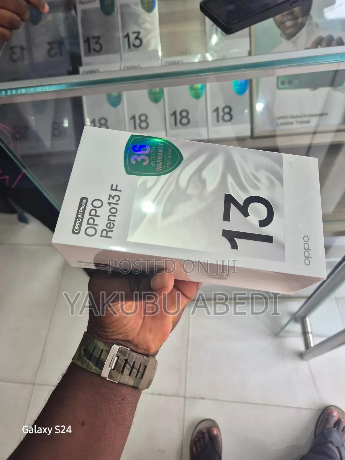 New Oppo Reno13 F 256 GB Black