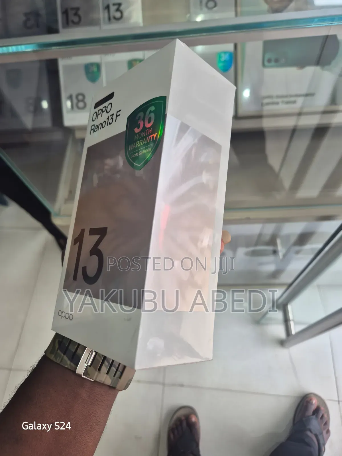 New Oppo Reno13 F 256 GB Black