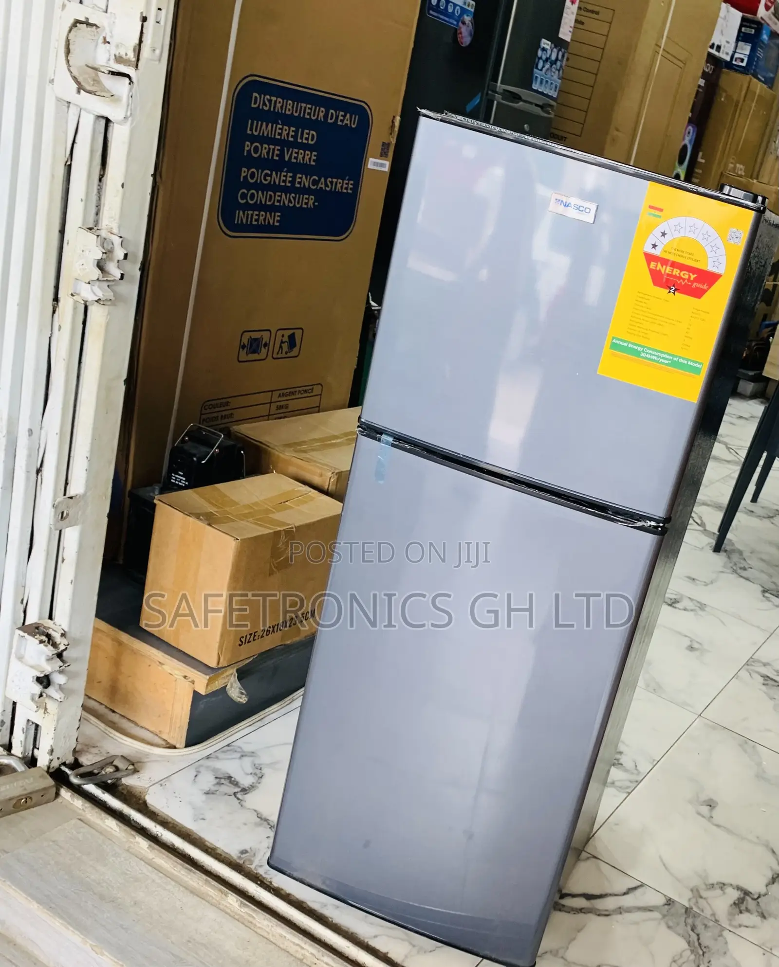 Bag Away Nasf2-13fl ~~ 112L 2 Doors Nasco Grey Fridge