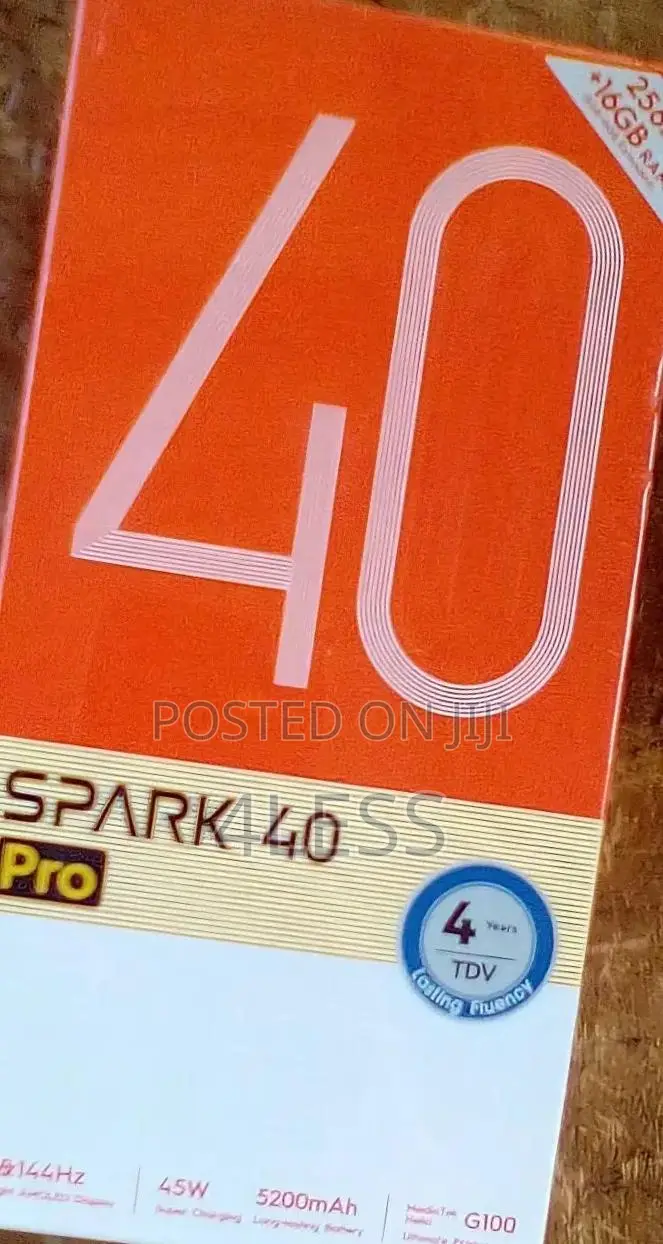 New Tecno Spark 40 Pro 256 GB Bronze