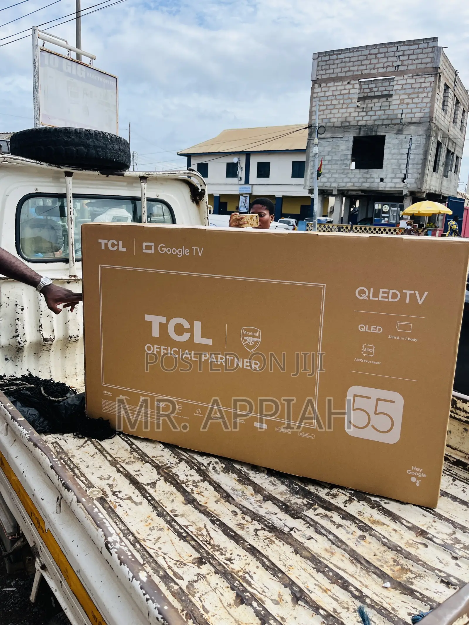 Check Out Durable TCL Google 55” Qled Smart Television(Black)