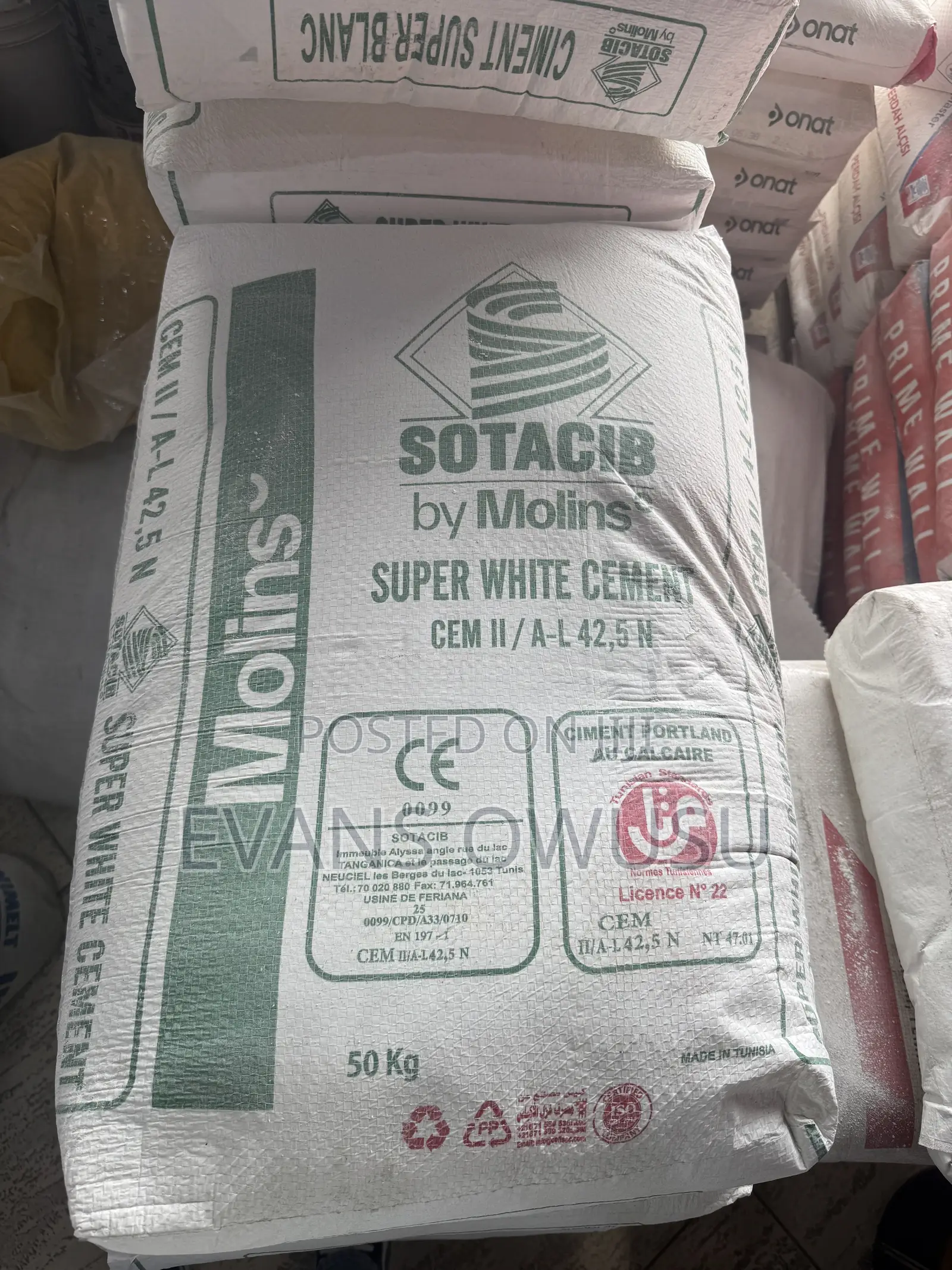 SOTACIB Super White Cement