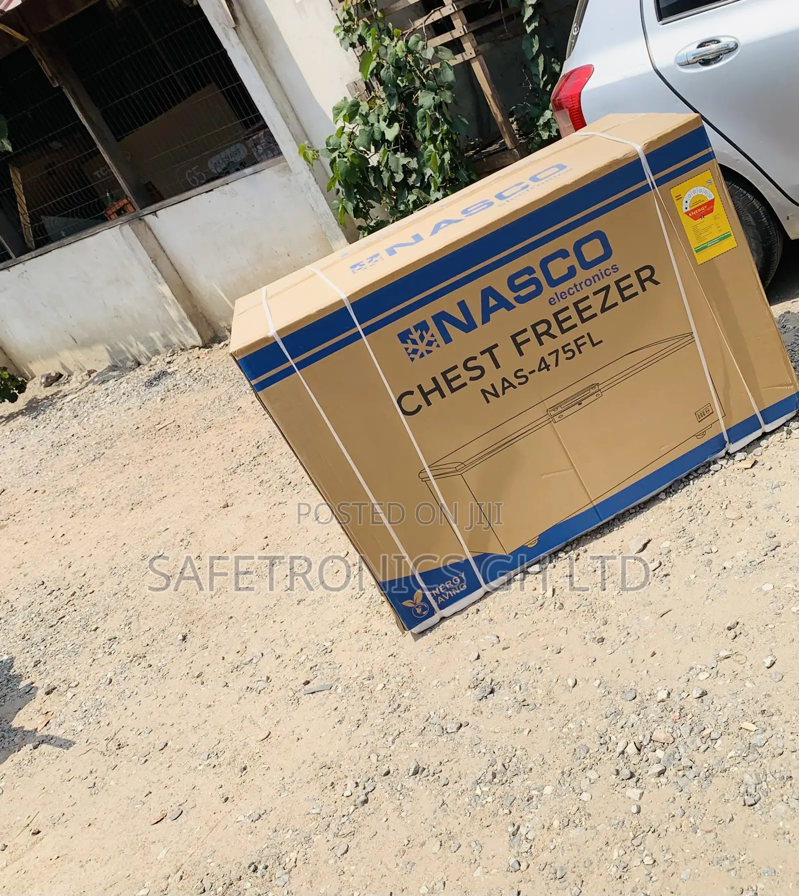 New Peaceful ^^ 400L Nasco Nas475fl Grey 1 Door Freezer