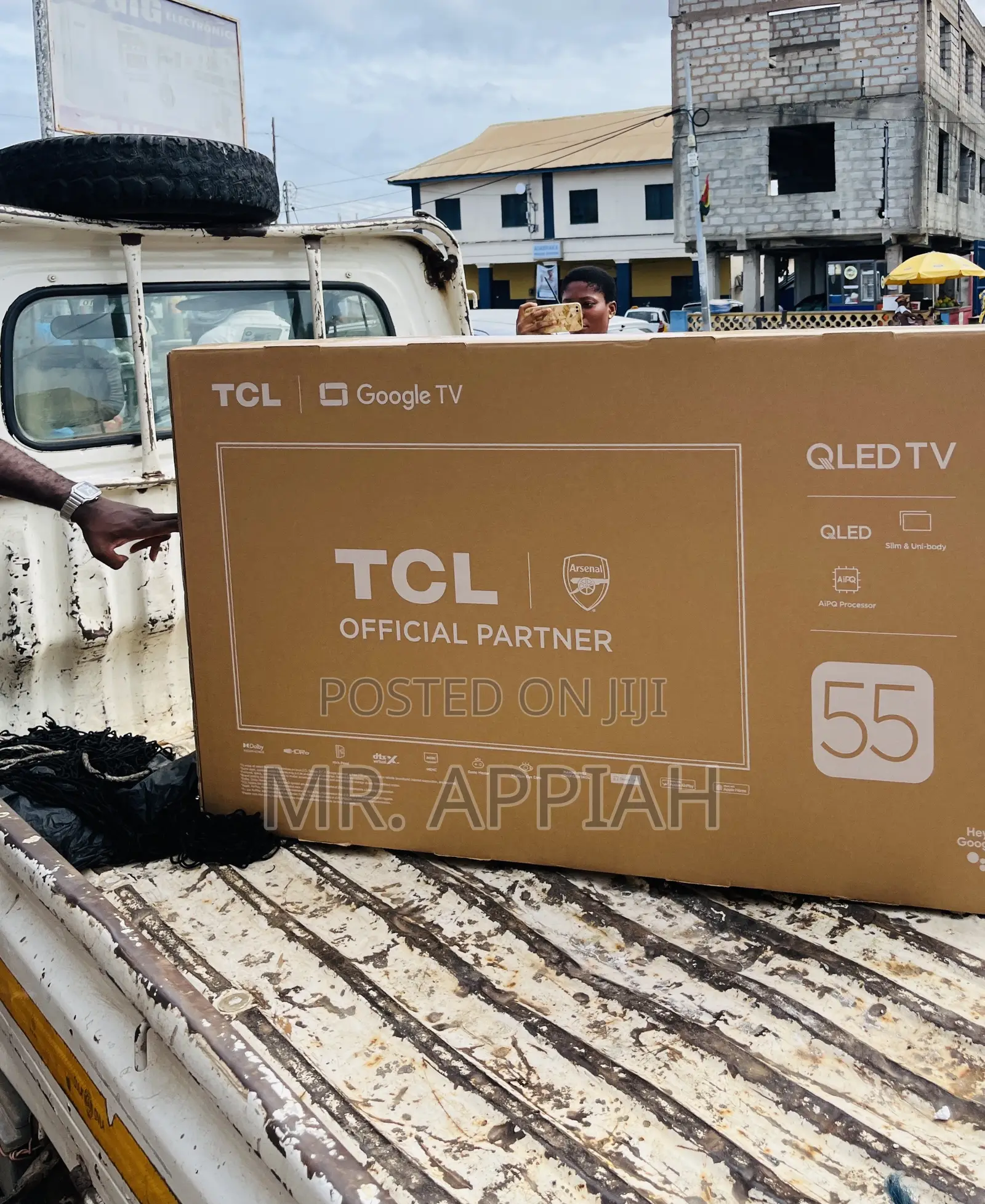 Lovely Design TCL 55” Qled Smart Google Android TV 