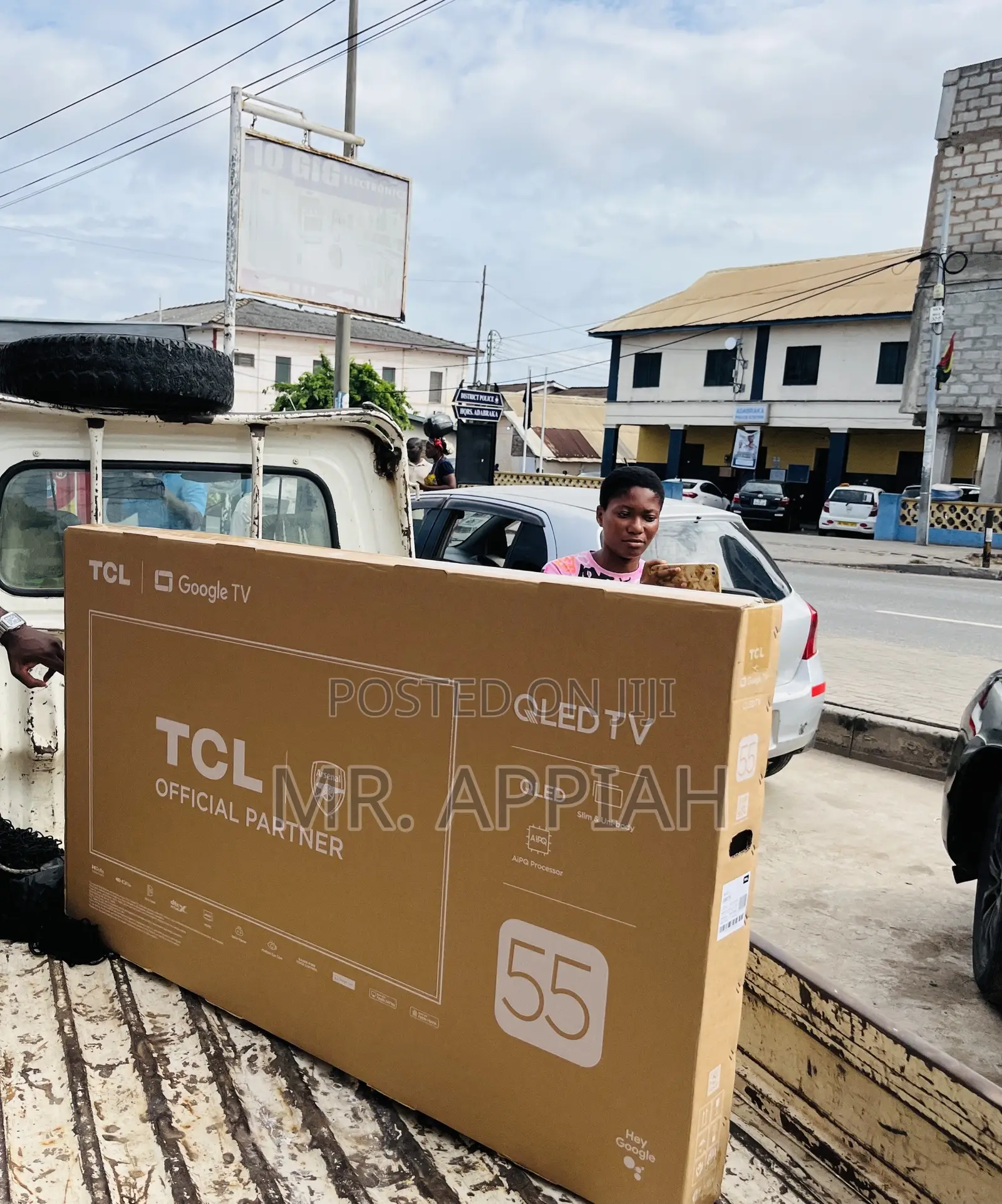 Order Adorable TCL 55” Qled Smart Android Google TV.