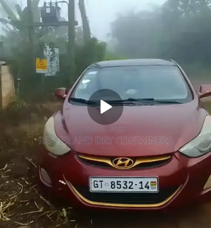 Hyundai Elantra 2013 Red